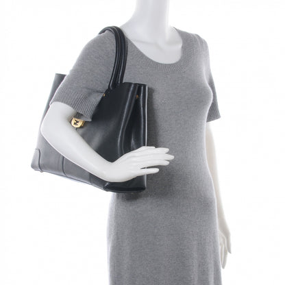 Fendi Vitello Elite Chameleon Shopper Tote Black 2 of 8