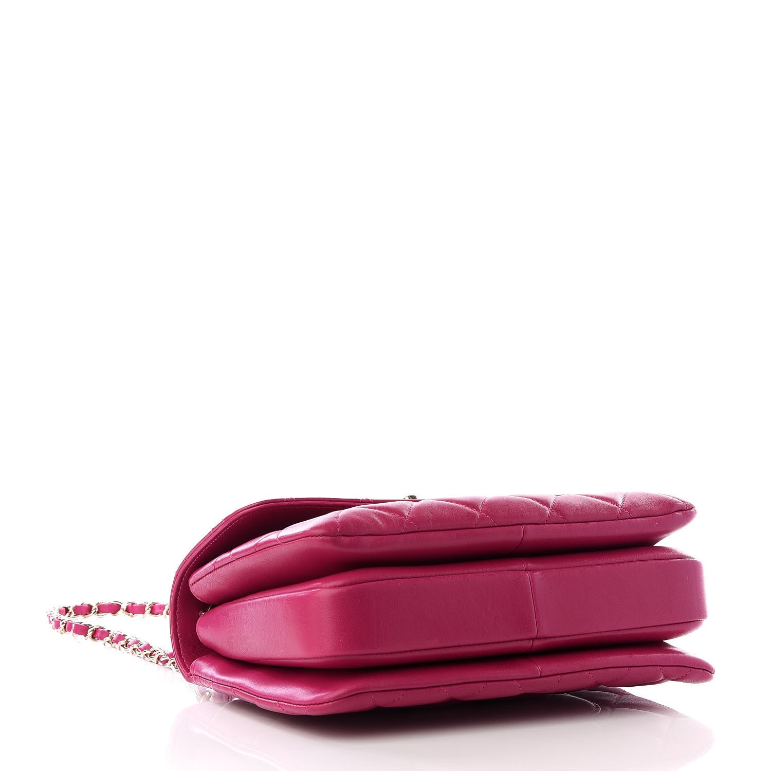 Chanel Lambskin Quilted Small Trendy CC Dual Handle Bag Dark Pink 3 of 10