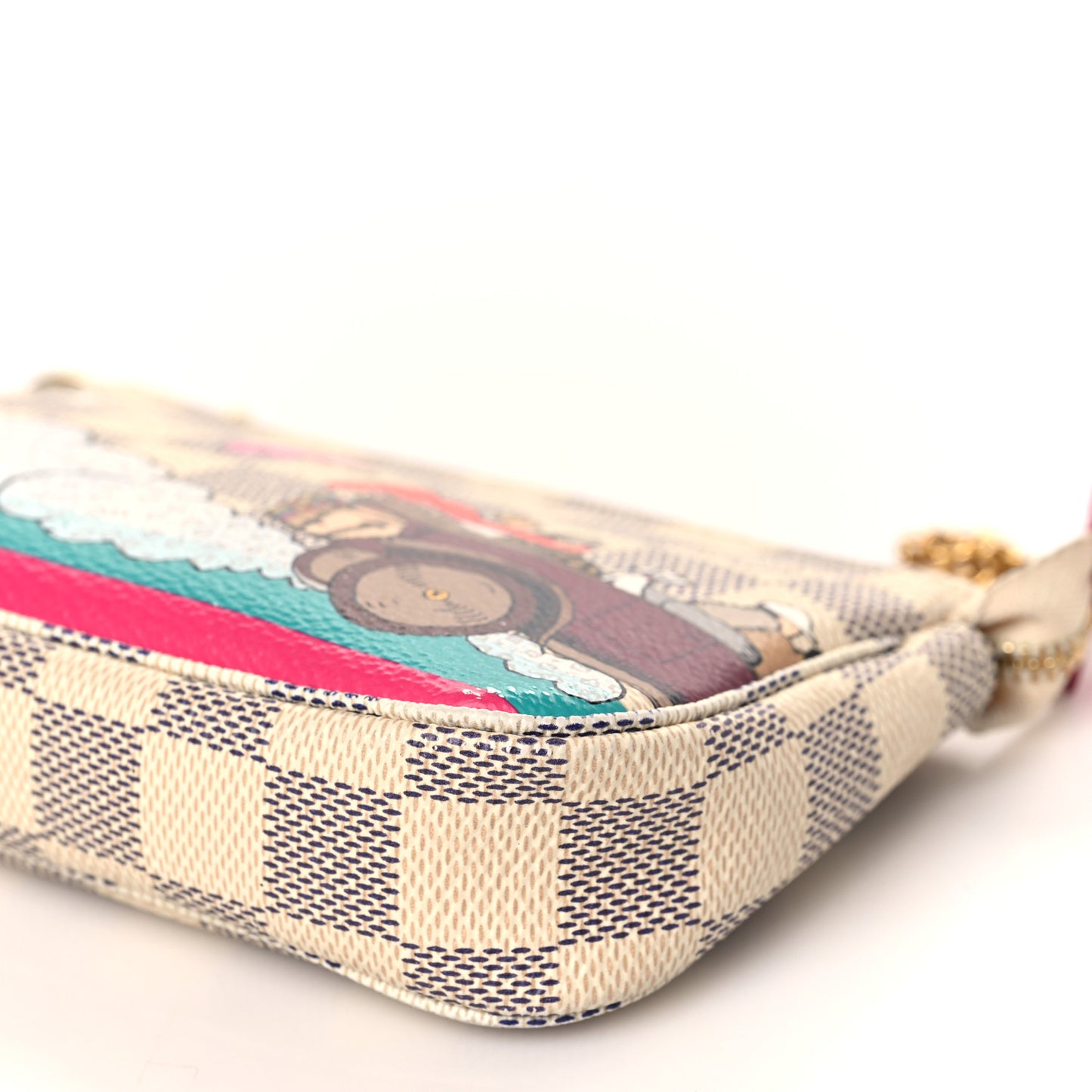 Damier Azur 2015 Christmas Animation Mini Pochette Accessories