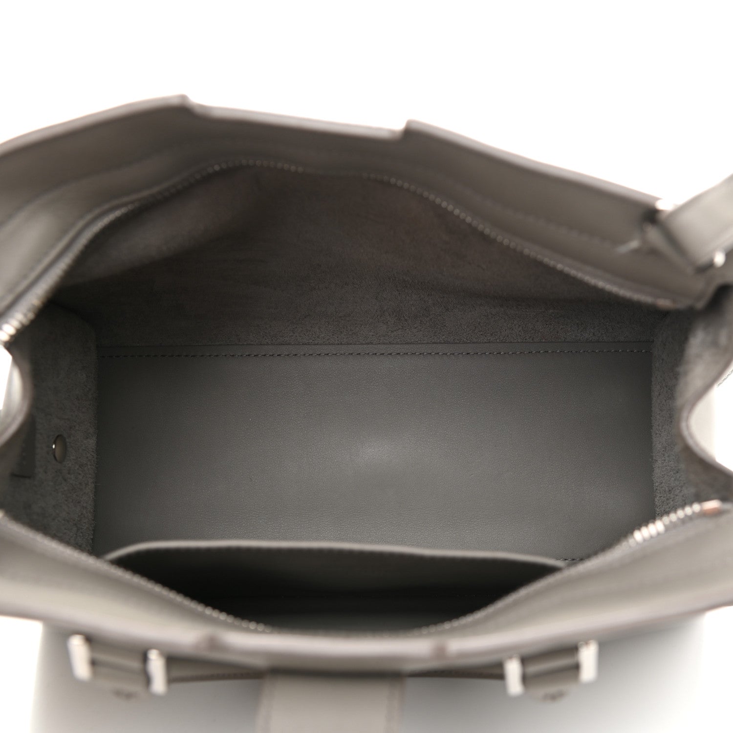Saint Laurent Calfskin Monogram Baby Cabas Fog 5 of 10
