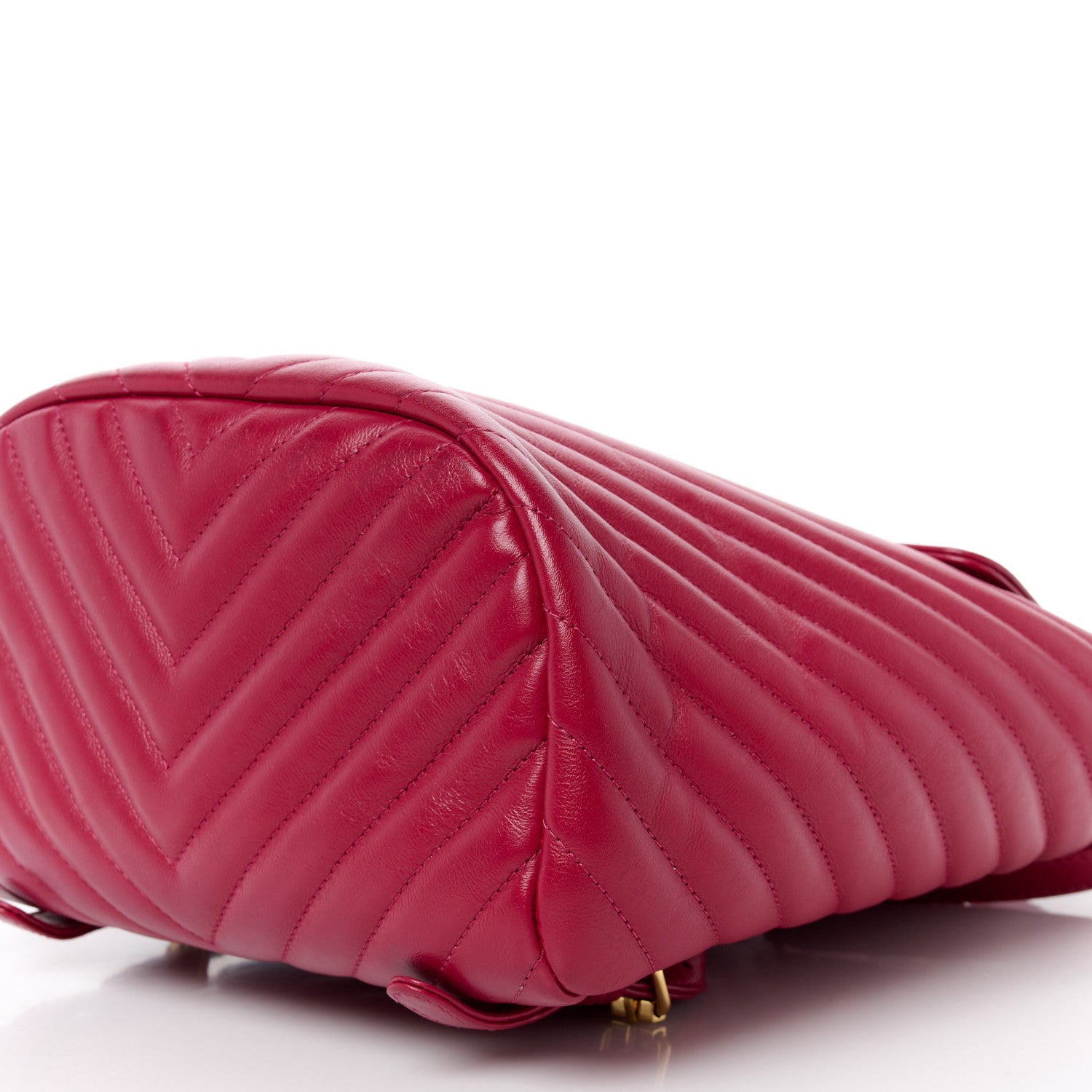 Chanel Lambskin Chevron Quilted Small Urban Spirit Backpack Dark Pink 11 of 13