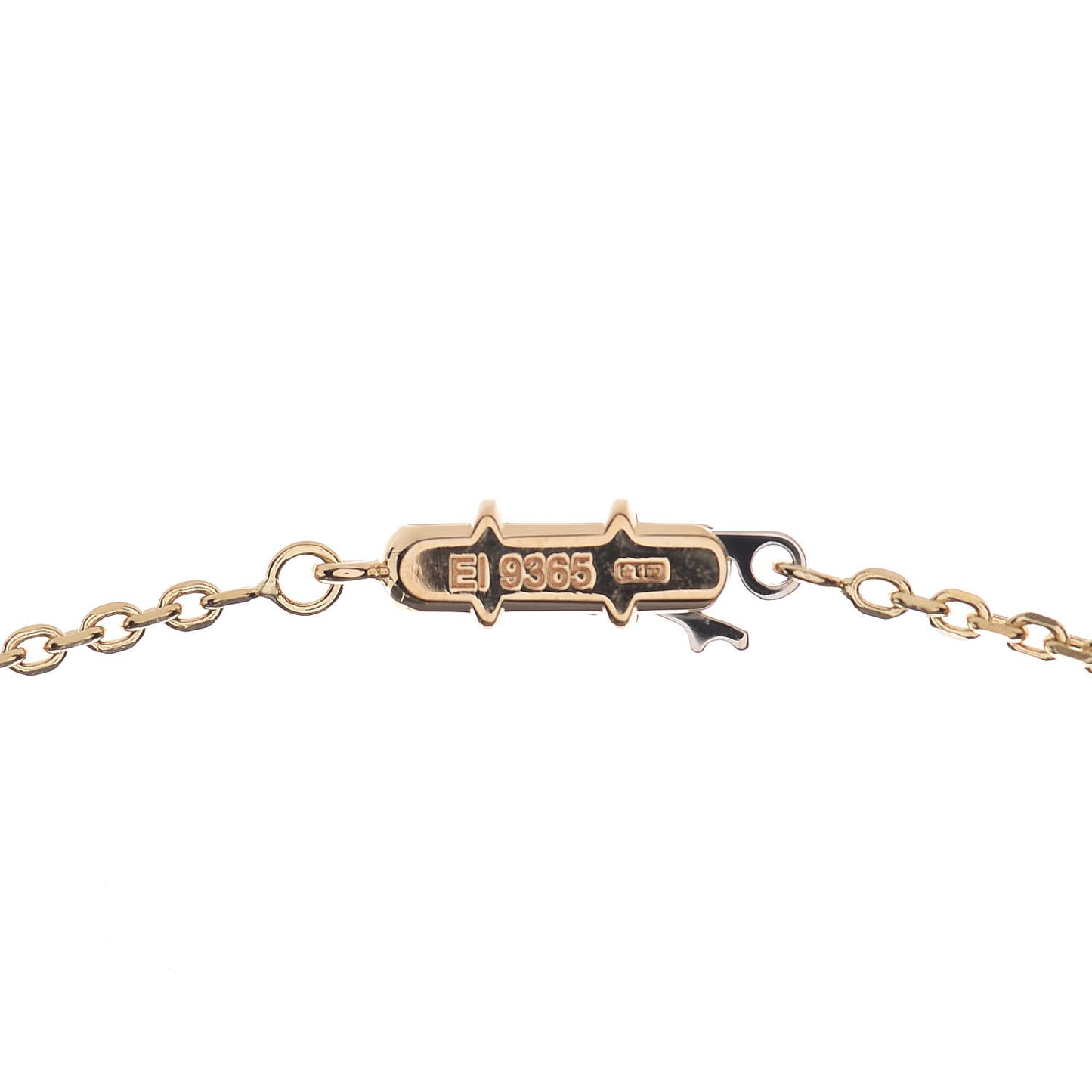 18K Yellow Gold Medium Hearts and Symbols Necklace