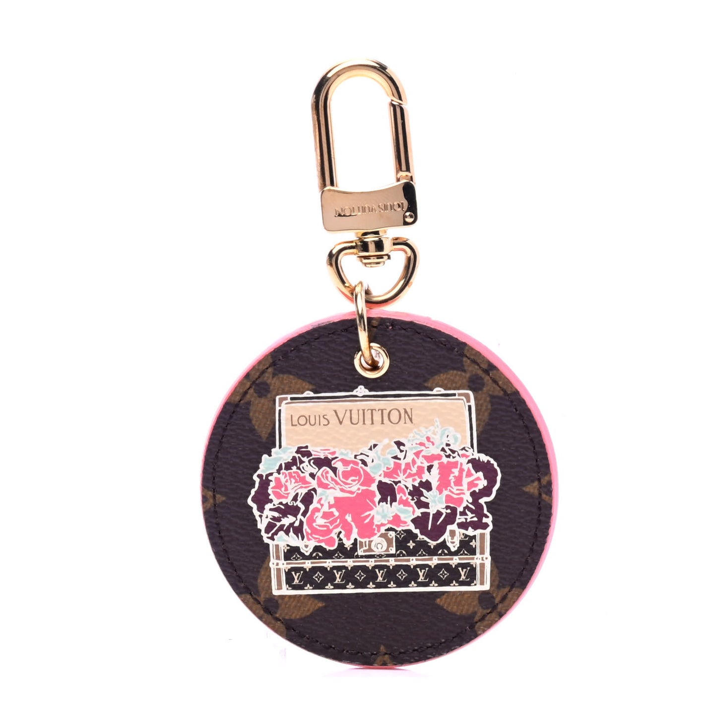 Monogram Illustre Posies Bag Charm