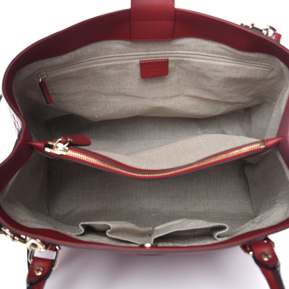 Gucci Soft Microguccissima Large Tote Red 5 of 9