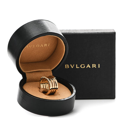 Bulgari 18K Yellow Gold B.Zero1 Four-Band Ring 53 6.5 7 of 7