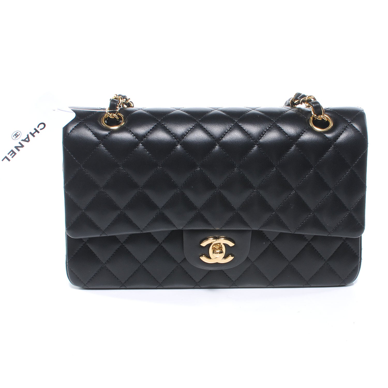 Chanel Lambskin Medium Double Flap Black 1 of 7