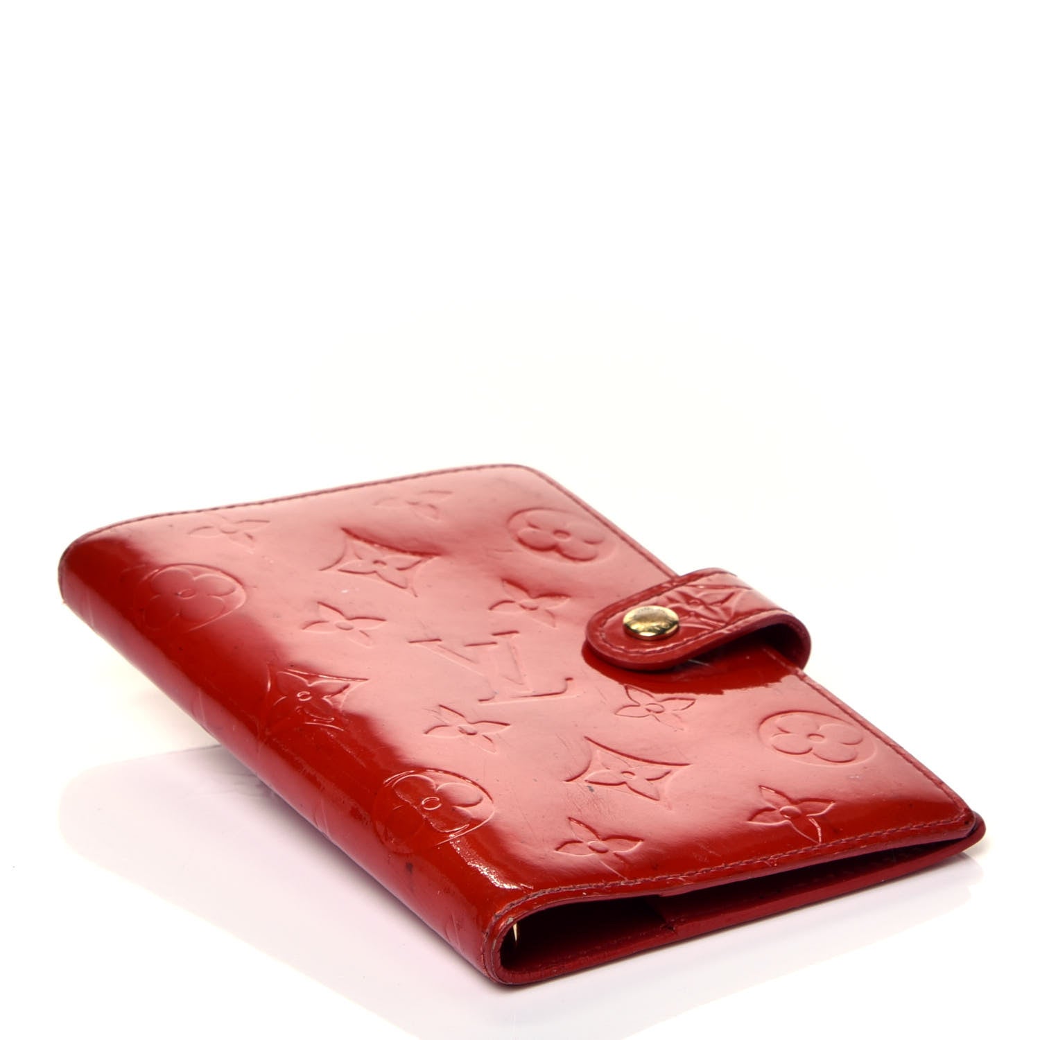Louis Vuitton Vernis Small Ring Agenda Cover Pomme D'Amour 4 of 7