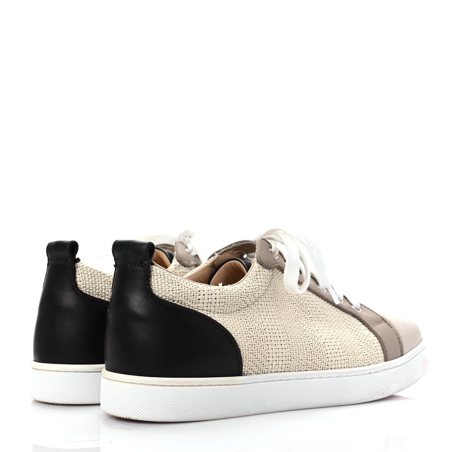 Christian Louboutin Calfskin Mens Junior Orlato Flat Sneakers 42 Natural 4 of 8