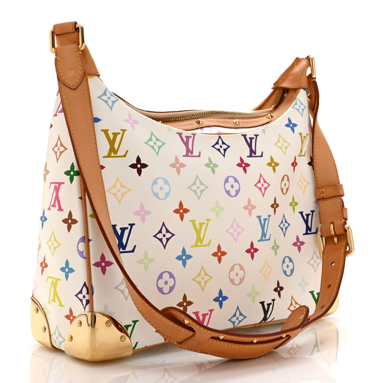 Louis Vuitton Monogram Multicolor Boulogne  White 3 of 10