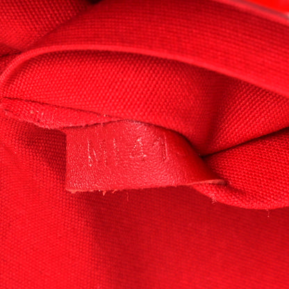 Louis Vuitton Vernis Felicie Pochette Chain Wallet Cherry 7 of 10