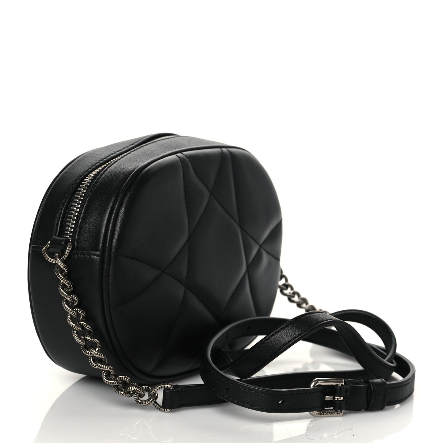 Smooth Calfskin Mini Devotion Camera Bag Black