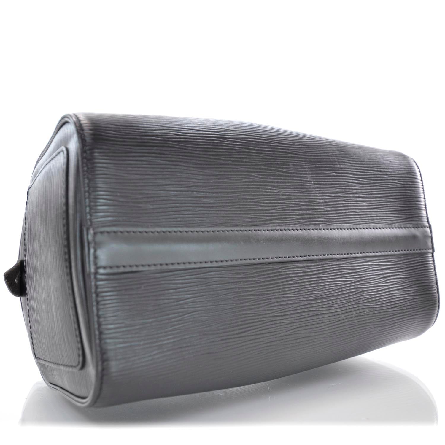 Louis Vuitton Epi Speedy 25 Black 7 of 11