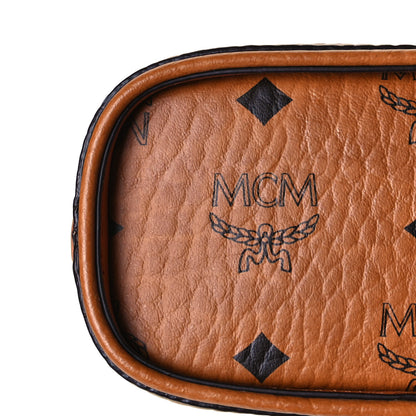MCM Visetos Mini Anna Crossbody Bag Cognac 12 of 12