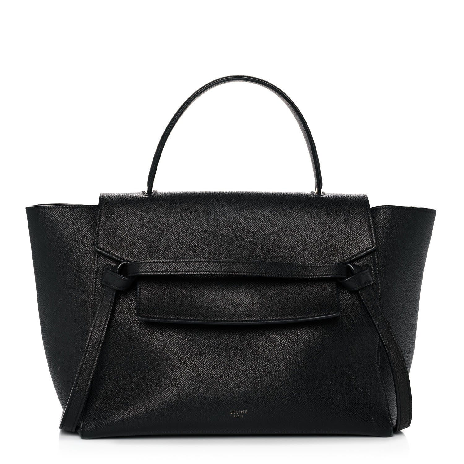 Celine Grained Calfskin Mini Belt Bag Black 1 of 9