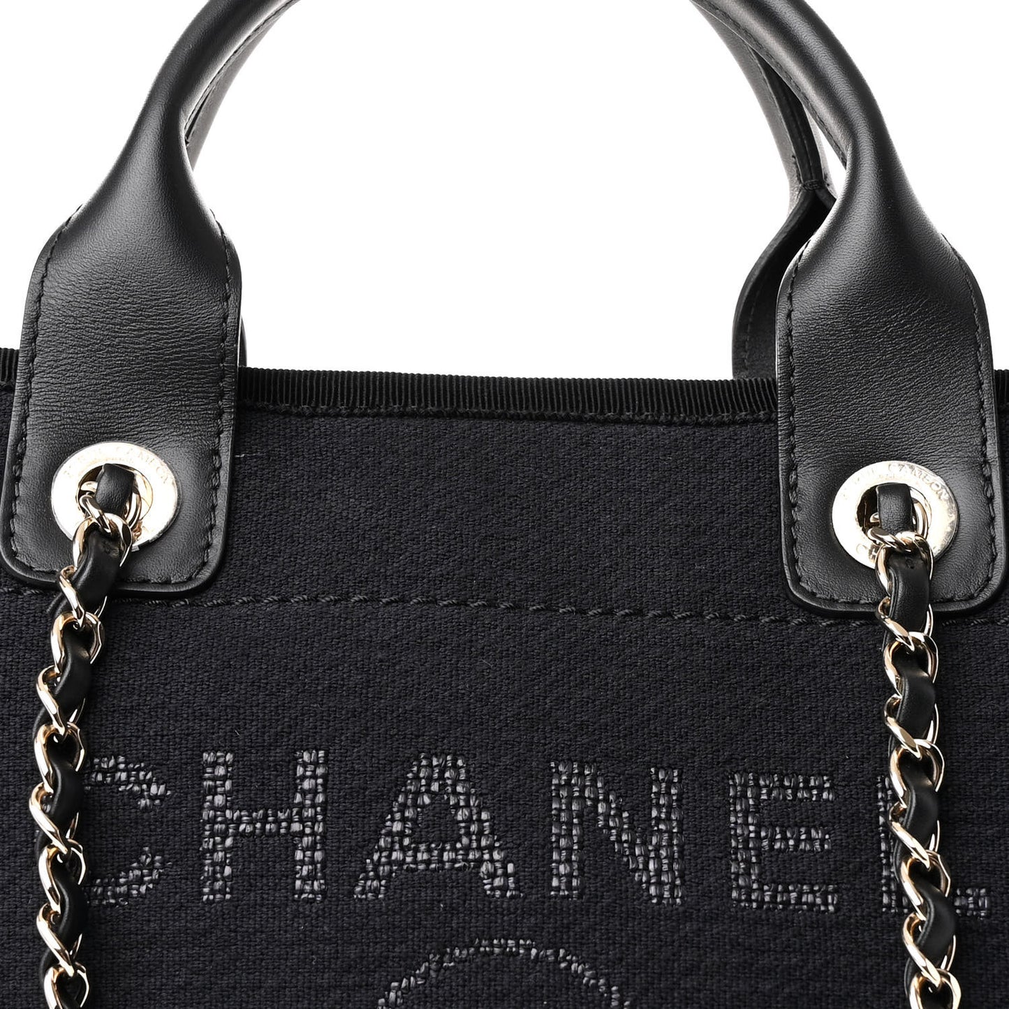 Mixed Fibers Small Deauville Tote Black