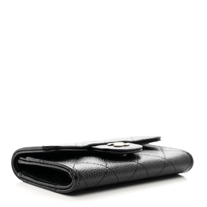 Chanel Caviar Quilted Flap Card Holder Black 4 of 8