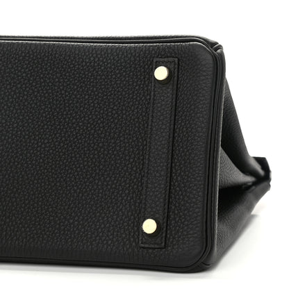 Hermes Togo Matte Alligator Birkin Touch 30 Black 10 of 11