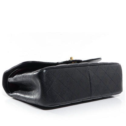 Chanel Caviar Quilted Jumbo Double Flap Black 4 of 8