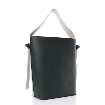 Celine Shiny Smooth Calfskin Small Twisted Cabas Jade Forest 3 of 13