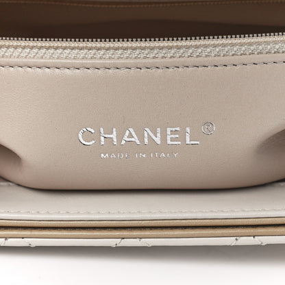 Chanel Calfskin Stitched Flap White 6 of 12