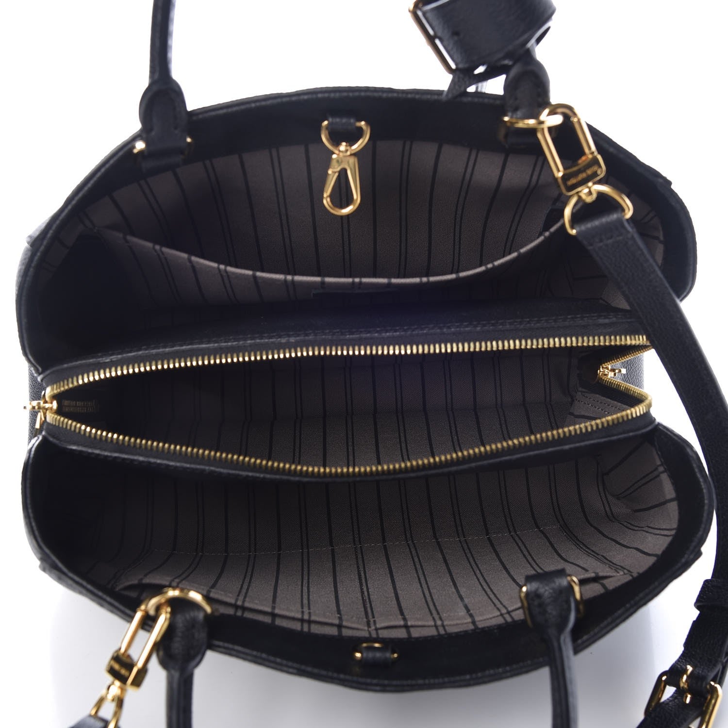 Louis Vuitton Empreinte Montaigne MM Black 5 of 14