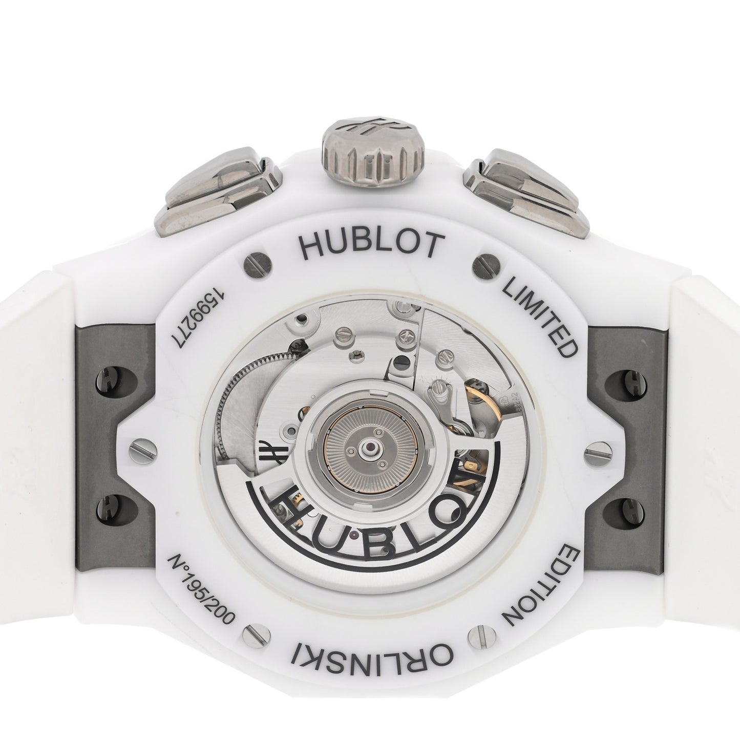 Ceramic Rubber 45mm Classic Fusion Aerofusion Chronograph Automatic Watch Black 525.HI.0170.RW.ORL21