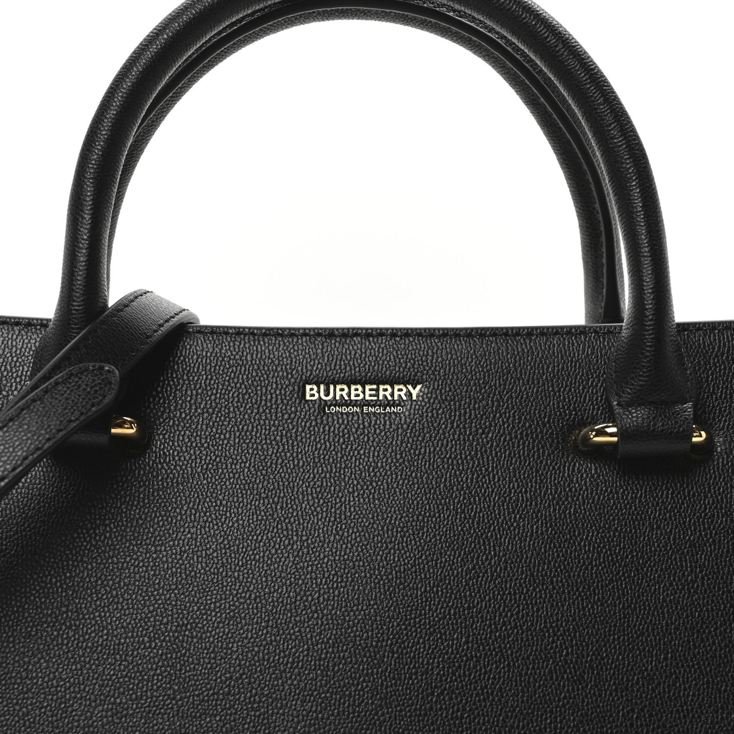 Calfskin Mega Check Small Banwell Tote Black