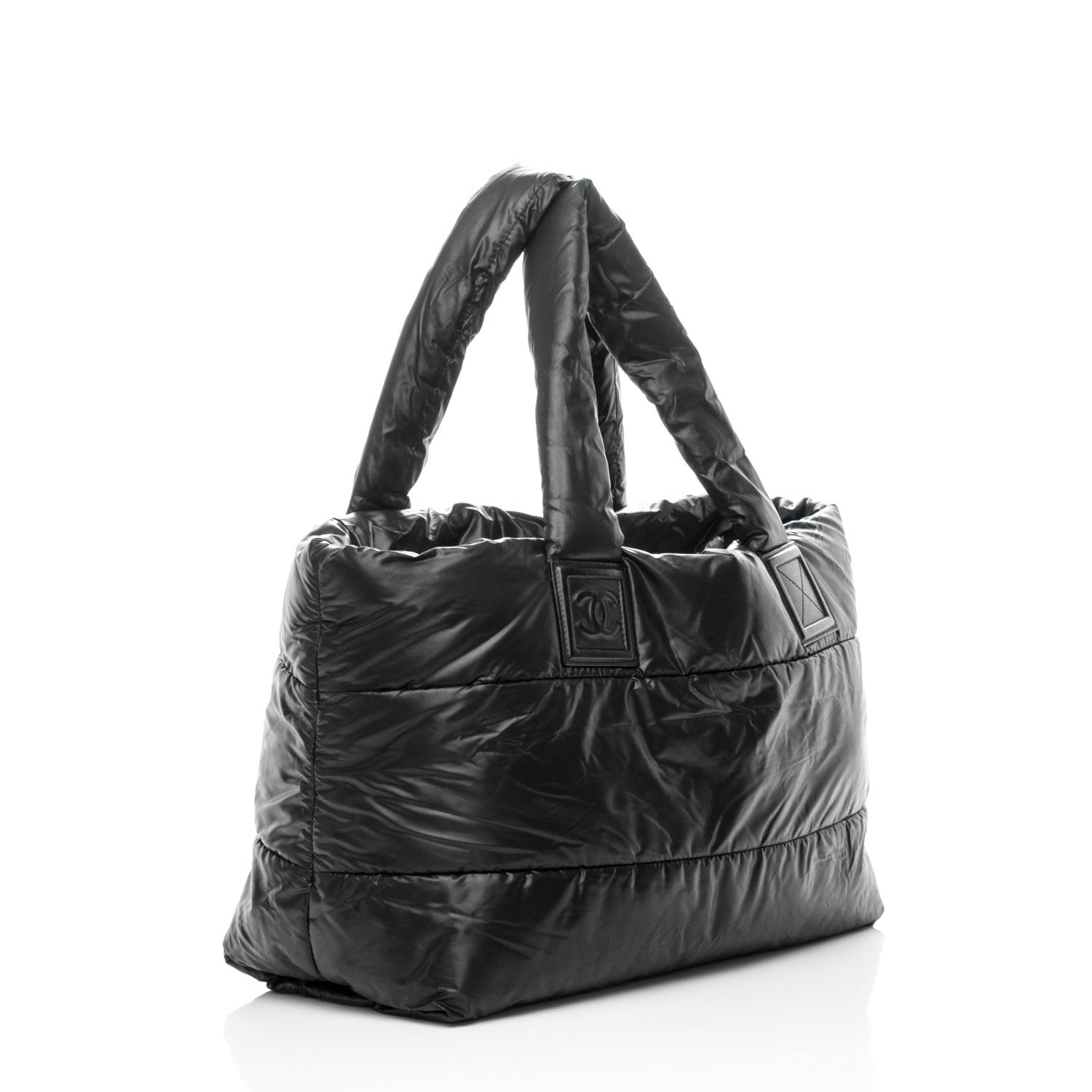 Chanel Nylon Medium Coco Cocoon Reversible Tote Black 4 of 8