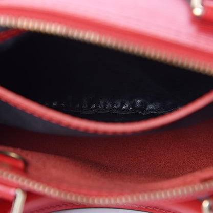 Louis Vuitton Epi Speedy 25 Castillan Red 9 of 15