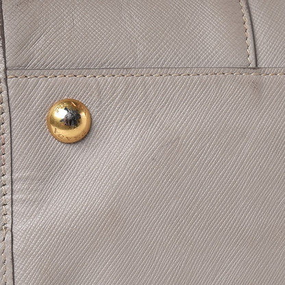 Prada Saffiano Lux Shopping Tote Pomice 11 of 18