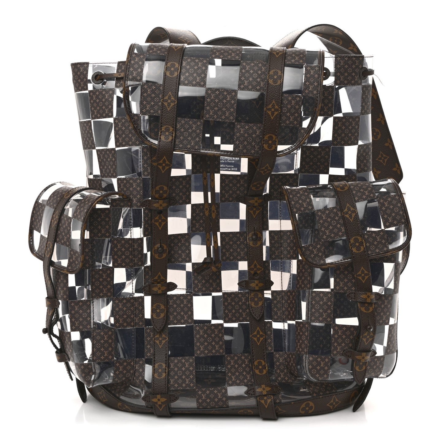 PVC Monogram Chess Christopher Backpack MM