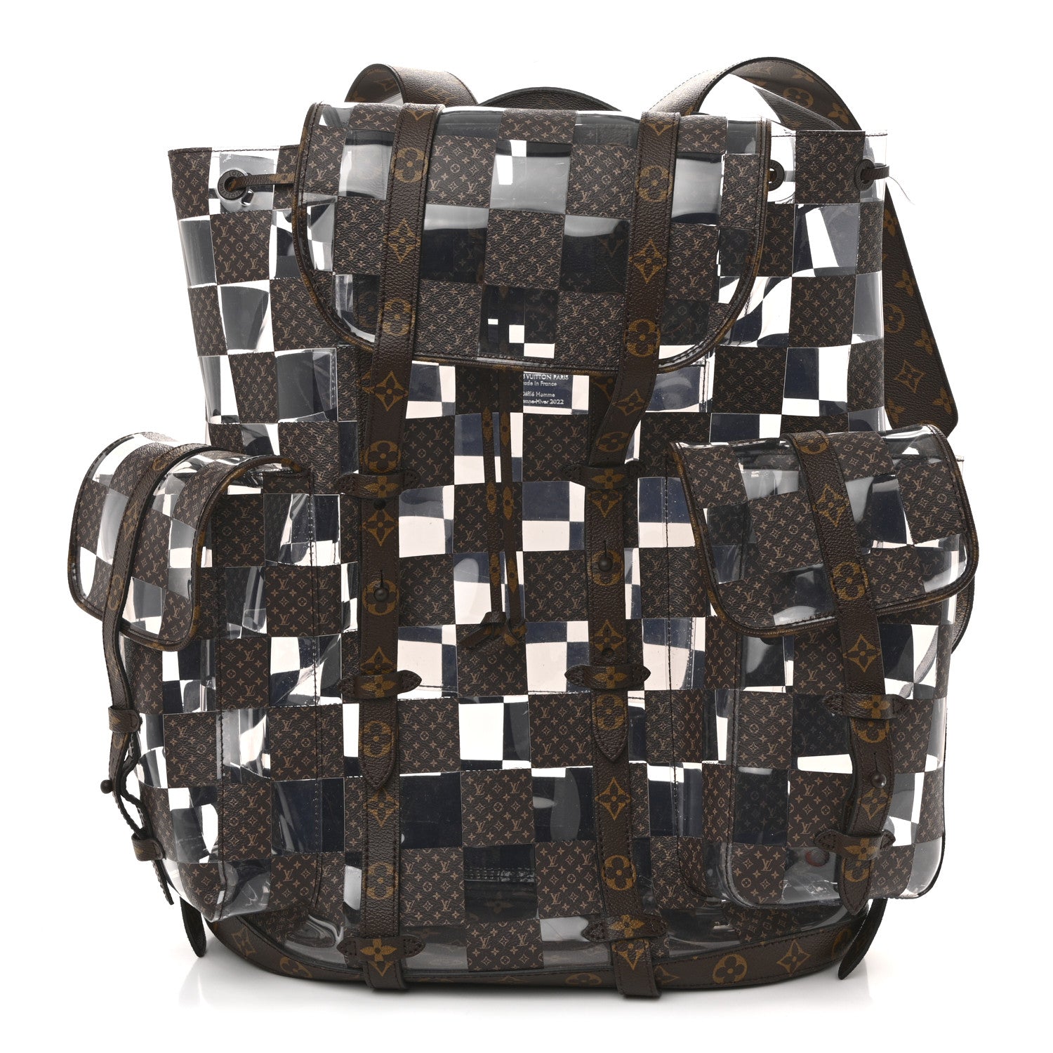 Louis Vuitton PVC Monogram Chess Christopher Backpack MM 1 of 10