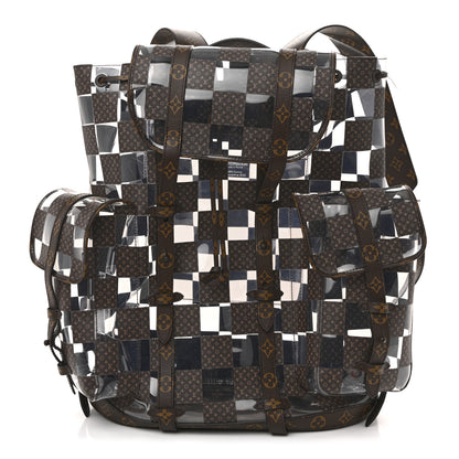 Louis Vuitton PVC Monogram Chess Christopher Backpack MM 1 of 10