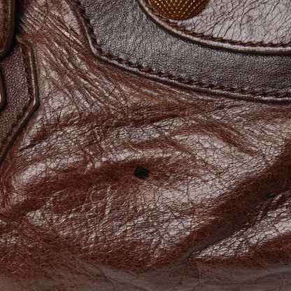 Balenciaga Agneau Giant 21 Gold Hardware City Dark Brown 12 of 17