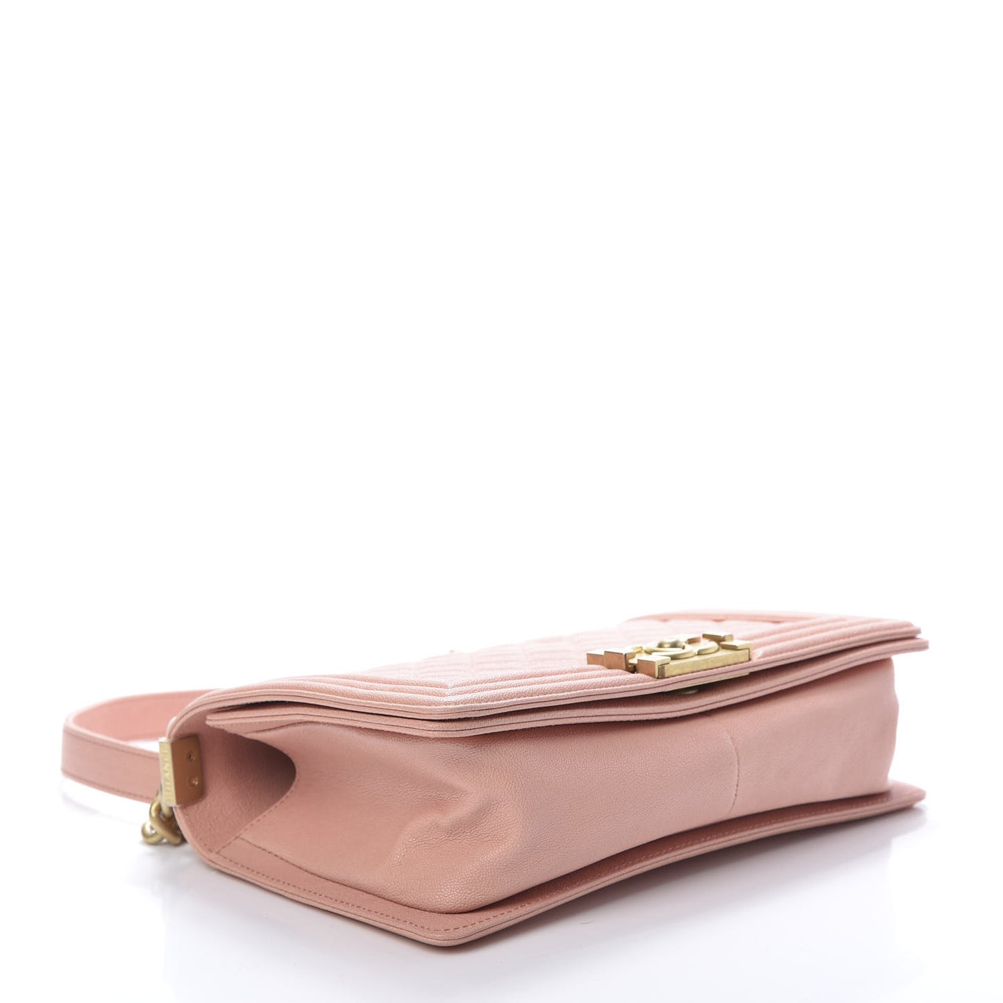 Caviar Quilted Medium Boy Flap Pink