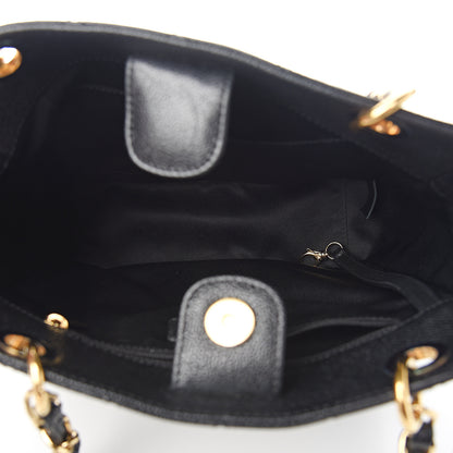 Chanel Caviar Quilted Petit Shopping Tote PST Black 4 of 9