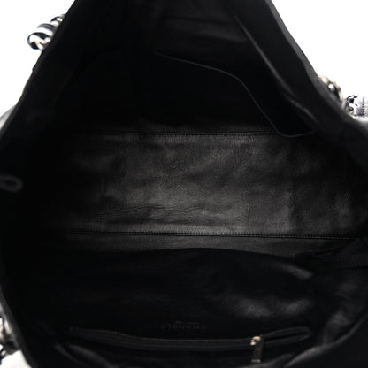 Chanel Glazed Calfskin East West Modern Chain Tote Black 5 of 9