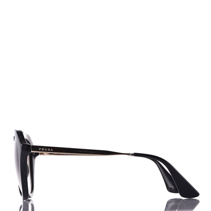 Prada Acetate Metal Cinema Sunglasses SPR 12Q Black 3 of 7