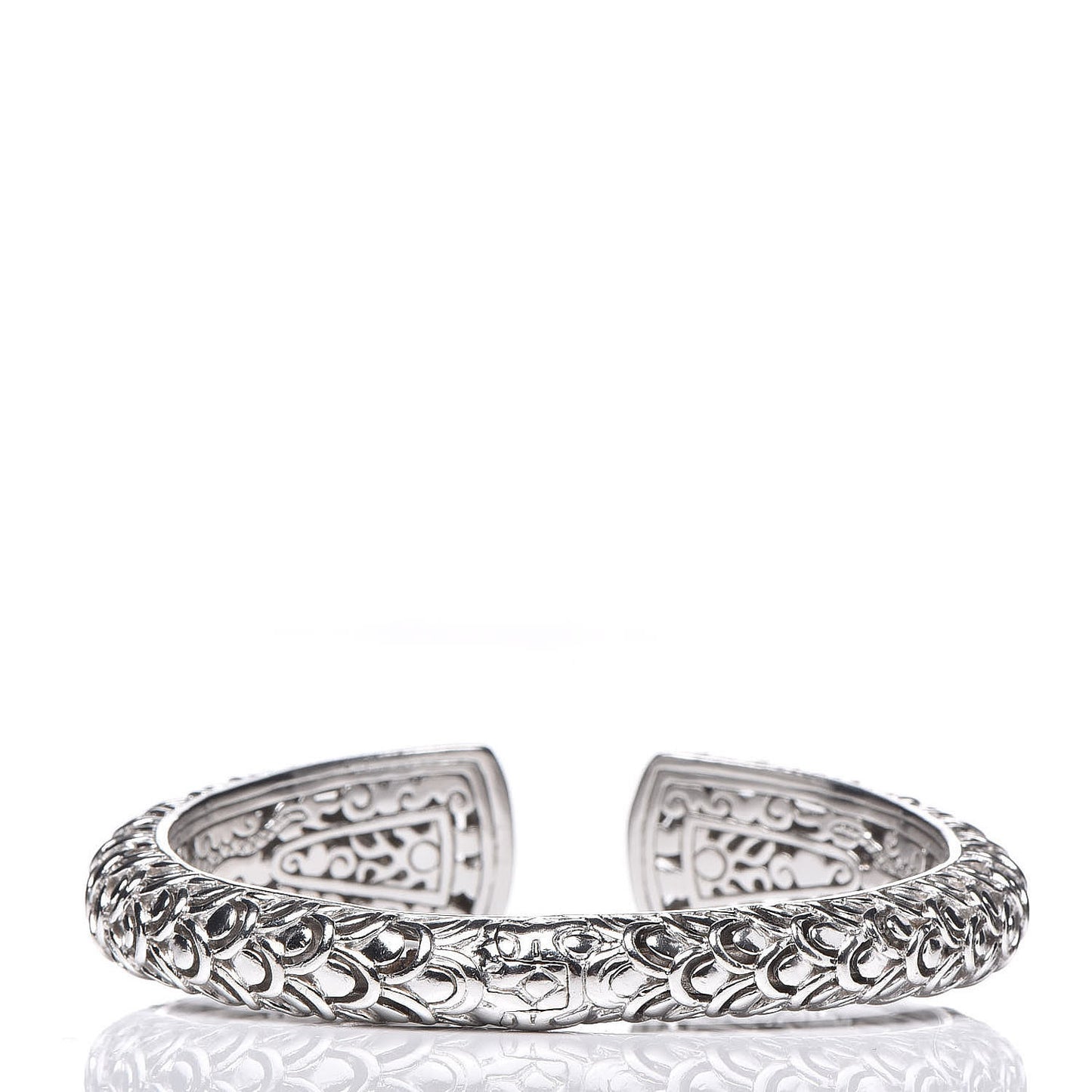 Sterling Silver Diamond Naga Kick Cuff Bracelet