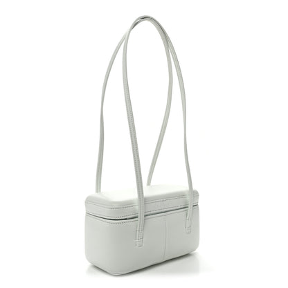 Chanel Shiny Caviar Preppy Coco Long Vanity With Strap Light Blue 3 of 10