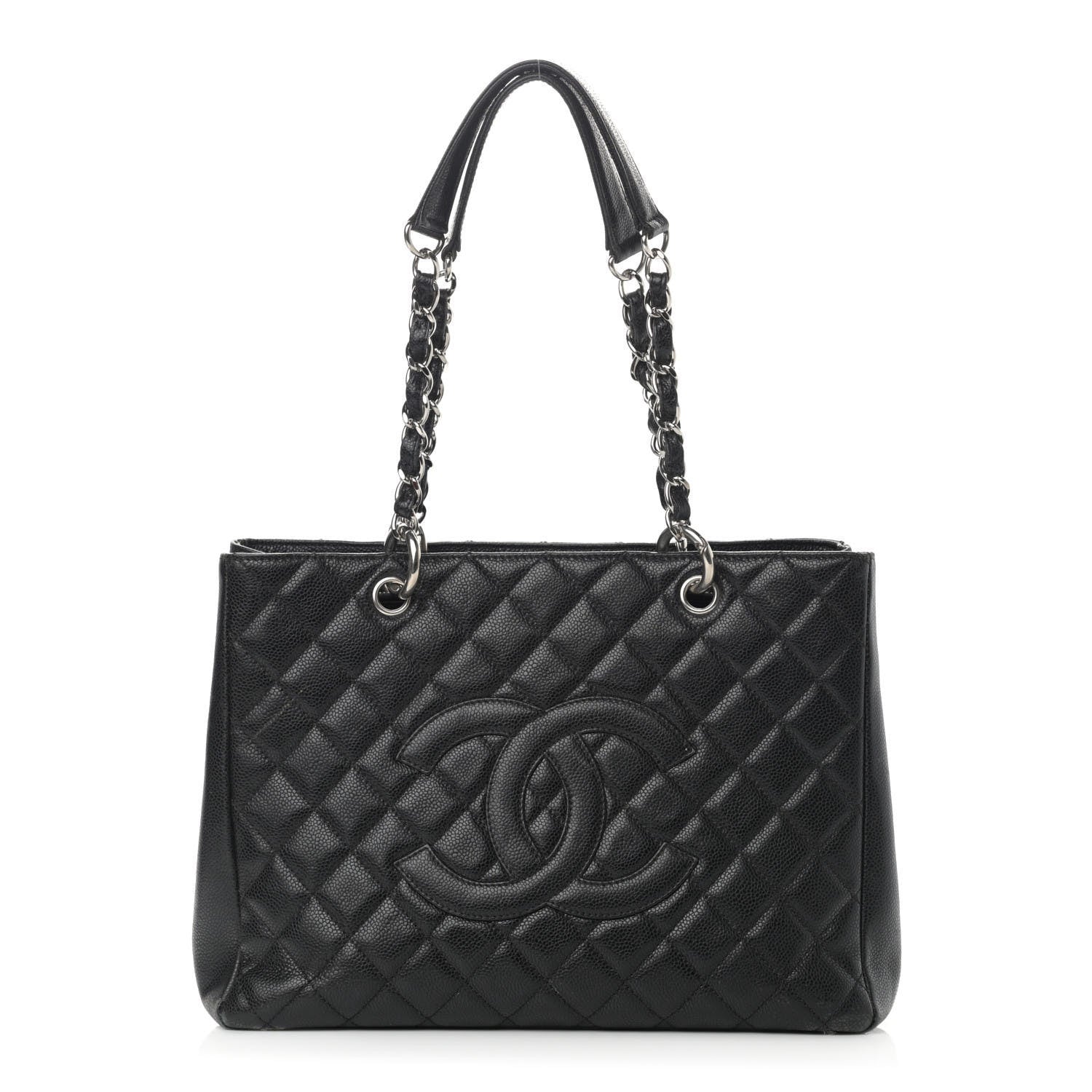 Chanel Caviar Quilted Grand Shopping Tote GST Black 1 of 19