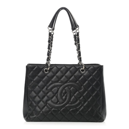 Chanel Caviar Quilted Grand Shopping Tote GST Black 1 of 19