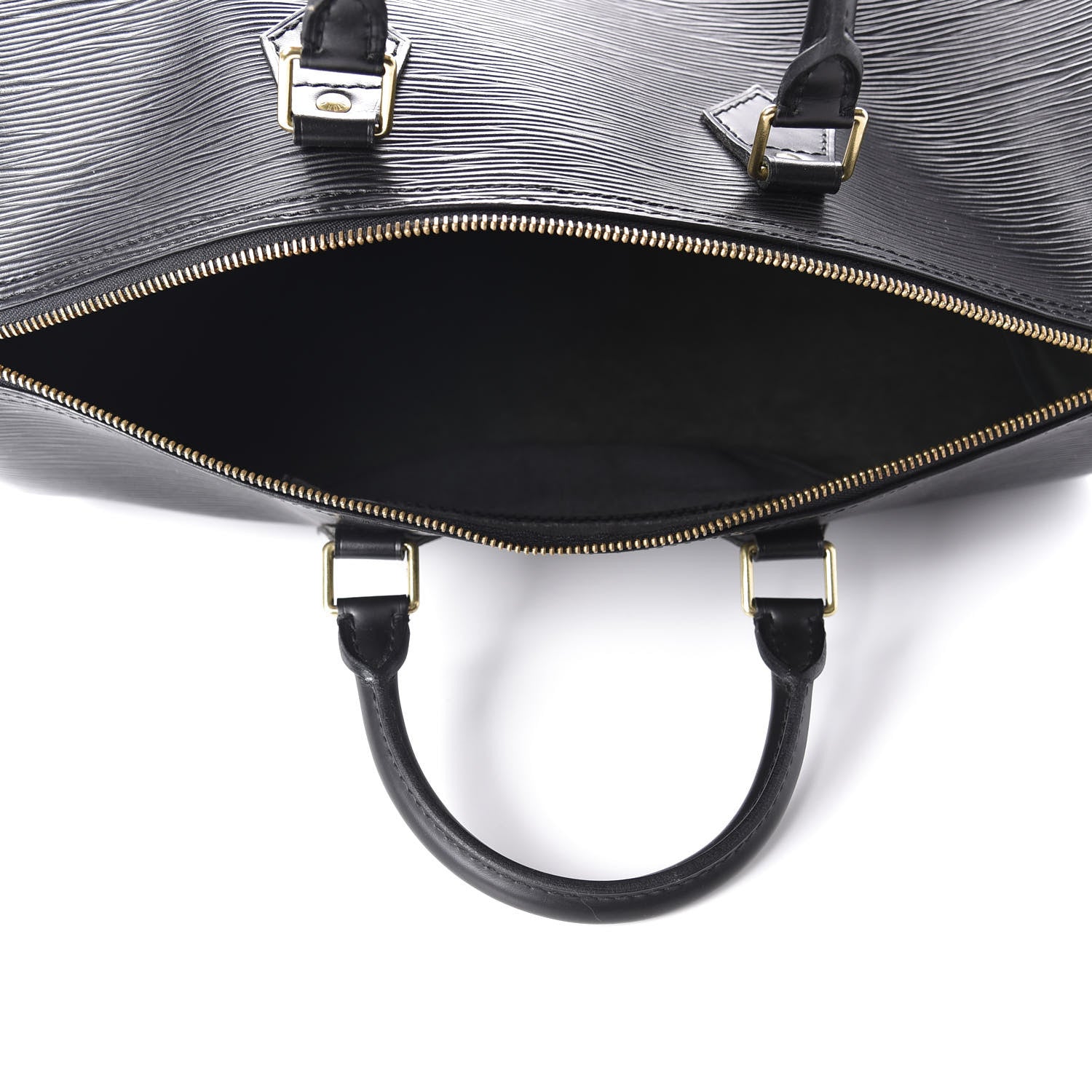 Louis Vuitton Epi Speedy 40 Black 4 of 8