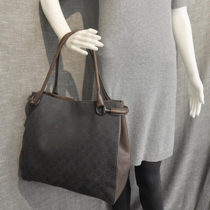 Gucci Canvas Monogram Large Bag 3 of 11