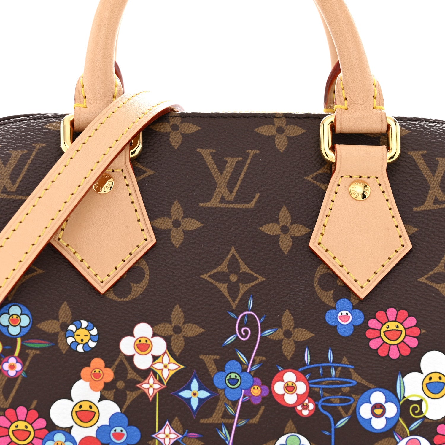Louis Vuitton LV X TM Monogram Flowers Speedy Bandouliere 20