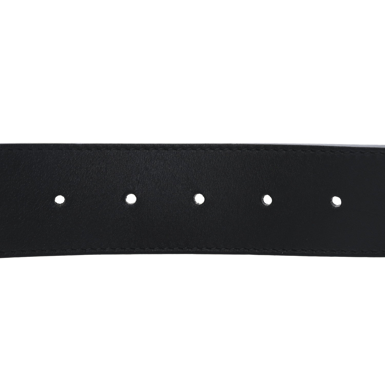 Gucci Calfskin Double G 40mm Belt 75 30 Black 3 of 5