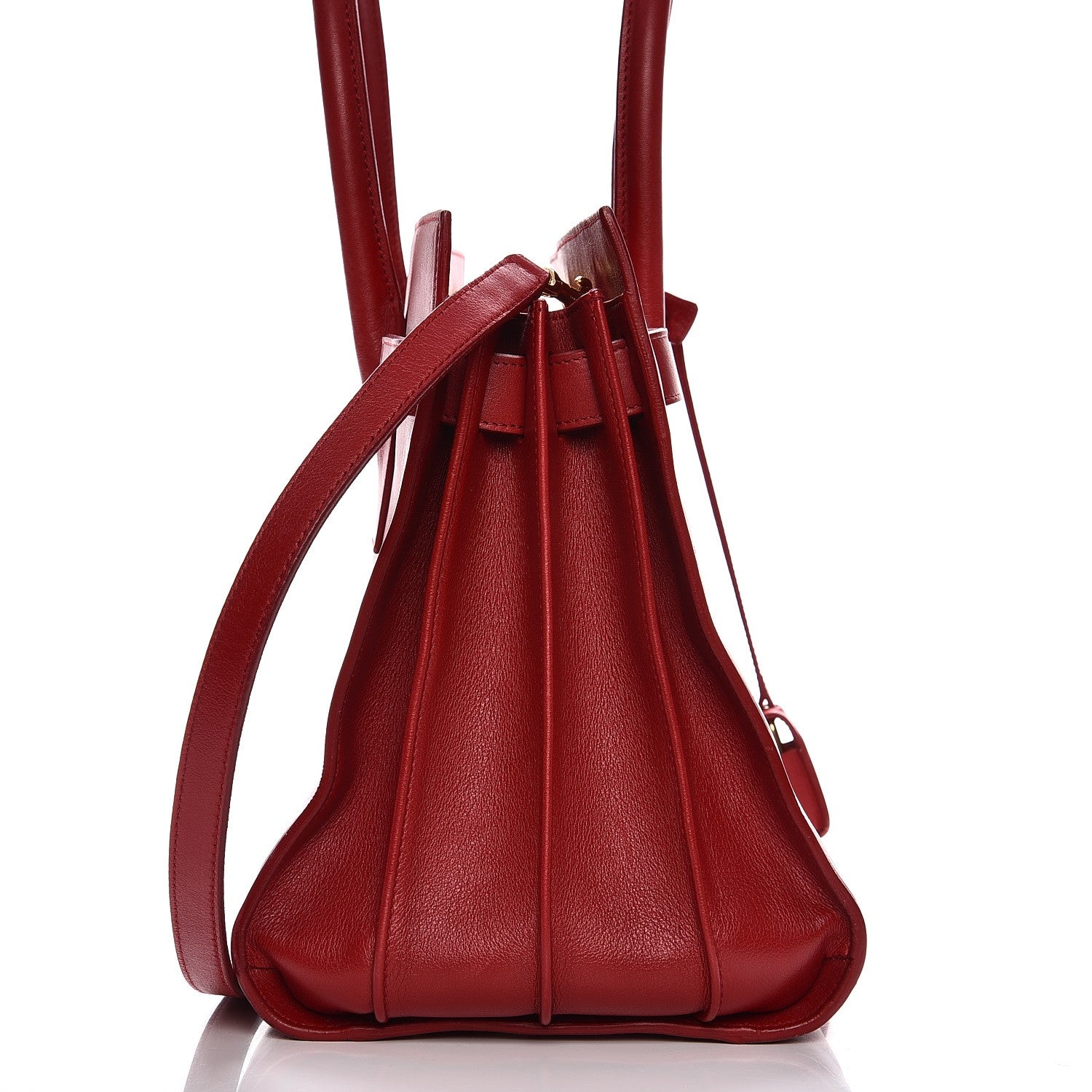 Saint Laurent Calfskin Small Sac De Jour Rouge Orient 10 of 16