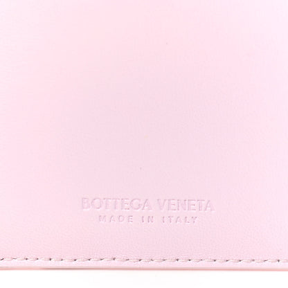 Bottega Veneta Calfskin Intrecciato Zip Card Holder Rosa 6 of 9