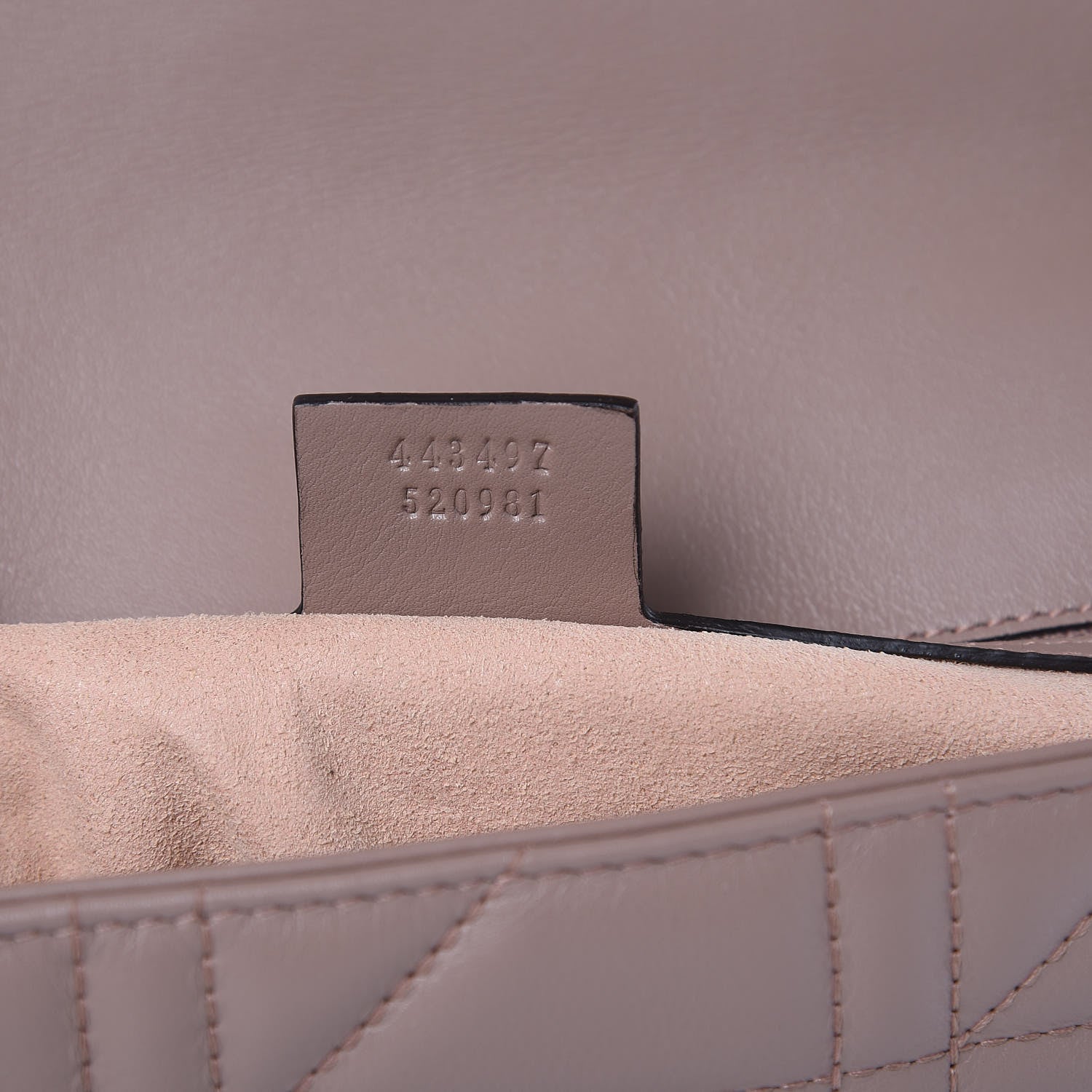 Gucci Calfskin Matelasse Studded Mini Pearly GG Marmont Shoulder Bag Porcelain Rose 7 of 10