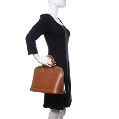 Louis Vuitton Epi Alma PM Cannelle 2 of 10